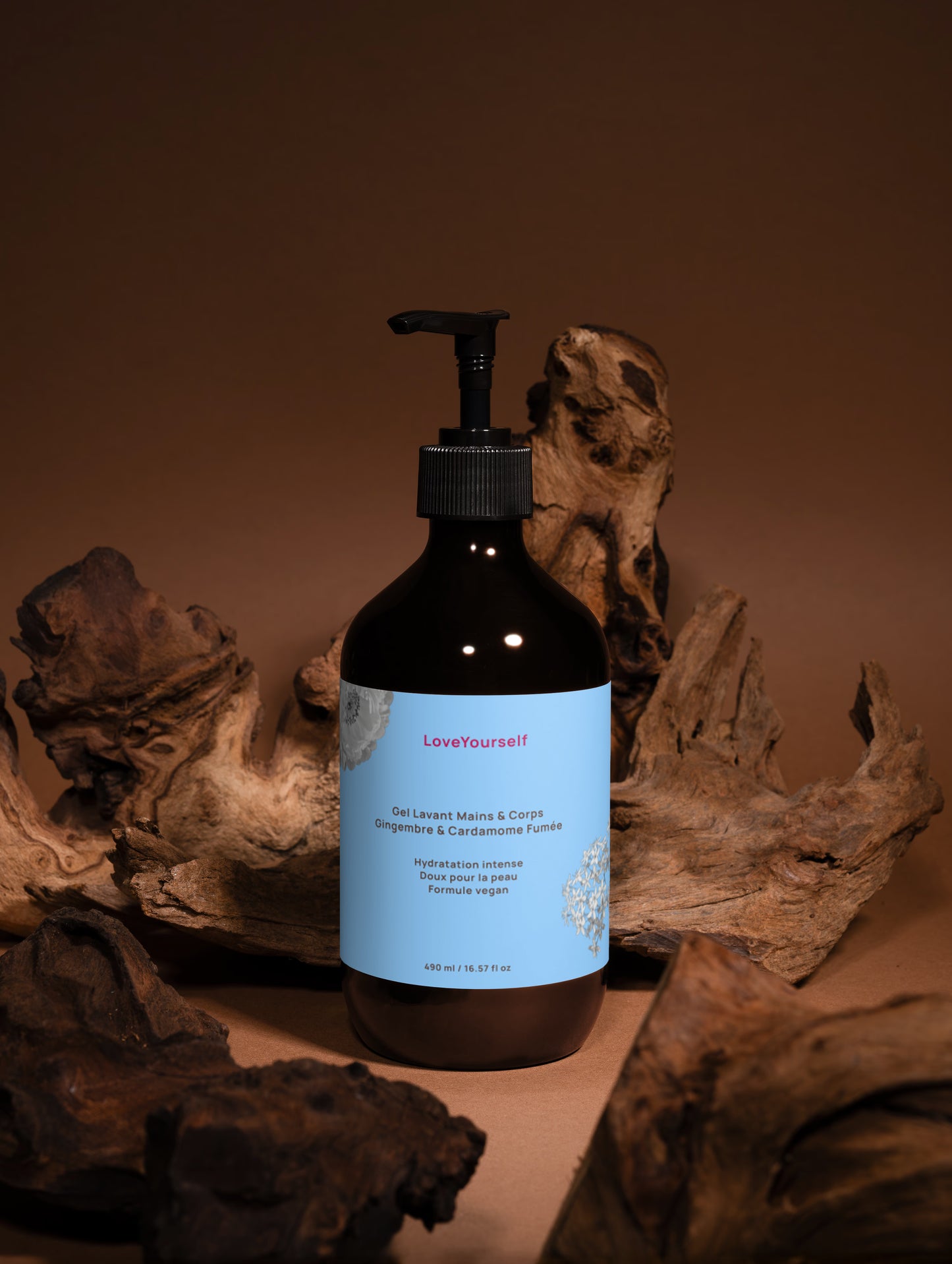 Gel Lavant Gingembre & Cardamome Fumée – 490 ml